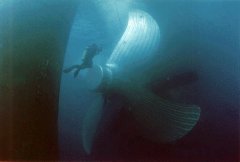 Underwater - cleaning, propeller polishing, inspection and repairs